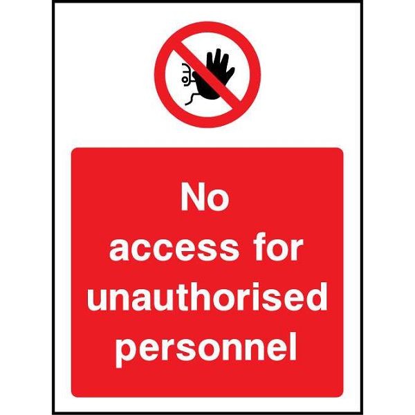 Access Restricted Signage (ACCE0030)