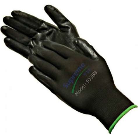 Black Nitrile Coated Glove - 12 Pack