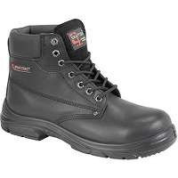Grafters M9503A Black Leather Wide Fitting Boots