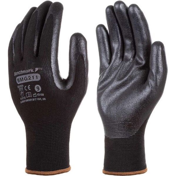 BMG211 Multi Purpose Polyester/Nitrile Glove (Pack 10)