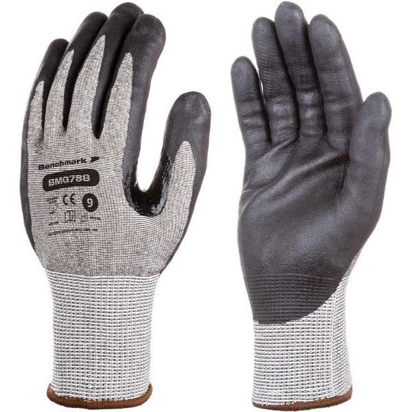 BMG788 Cut E HPPE Steel, Nylon/Nitrile Foam Glove (Pack of 10)