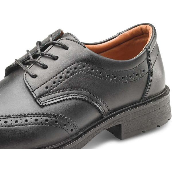Brogue Black Safety Shoes