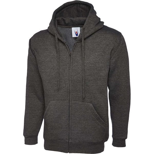 Uneek Adults Classic Full Zip Hooded Sweatshirt - UC504