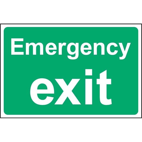 Emergency Escape Signage (EMER0085)