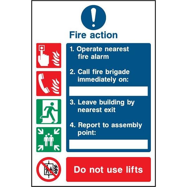 Fire Action Signage (FACT0022)