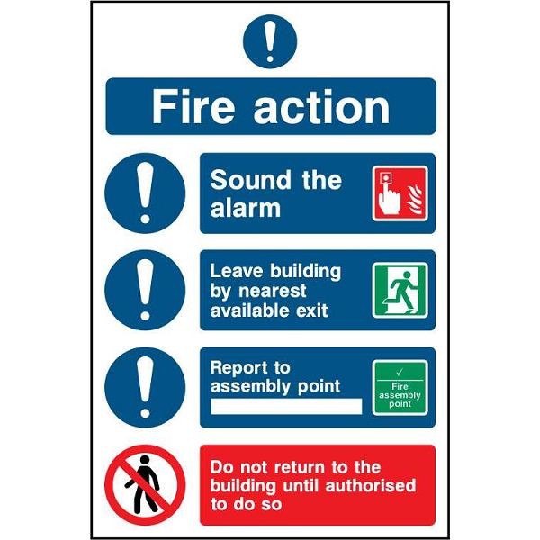 Fire Action Signage (FACT0024)