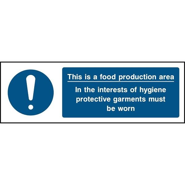 Food Processing & Hygeine Signage (FOOD0054)