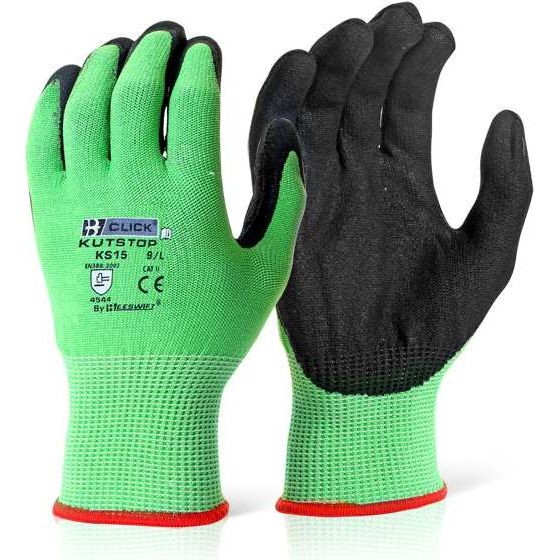 Kutstop Micro Foam Nitrile Green Cut C Gloves