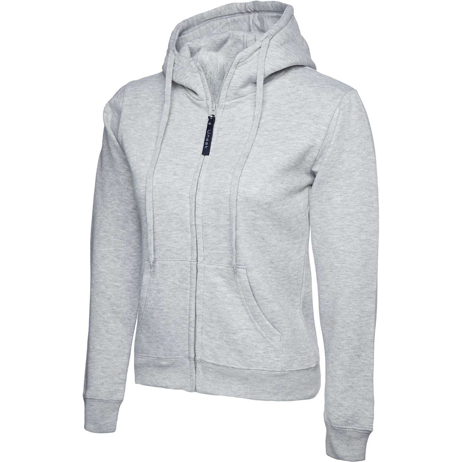 Uneek Ladies Classic Full Zip Hooded Sweatshirt (UC505)