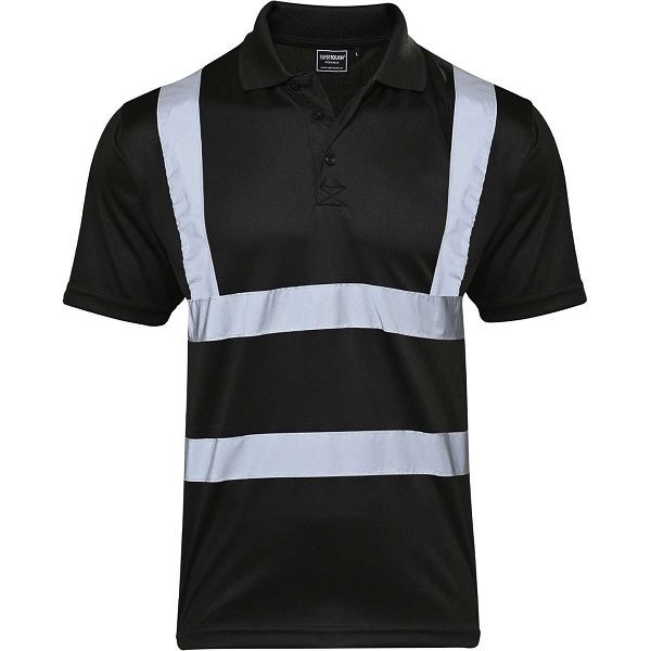 Hi Vis Black Polo Shirt