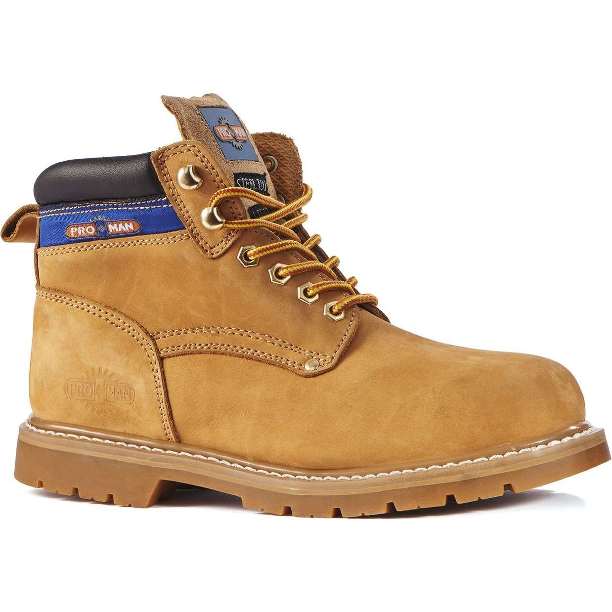 Pro Man Springfield Honey Nubuck Safety Boots (PM9401C)