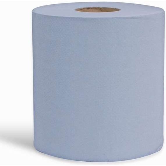 Centrefeed 2ply Blue Tissue Roll (Pack 6)