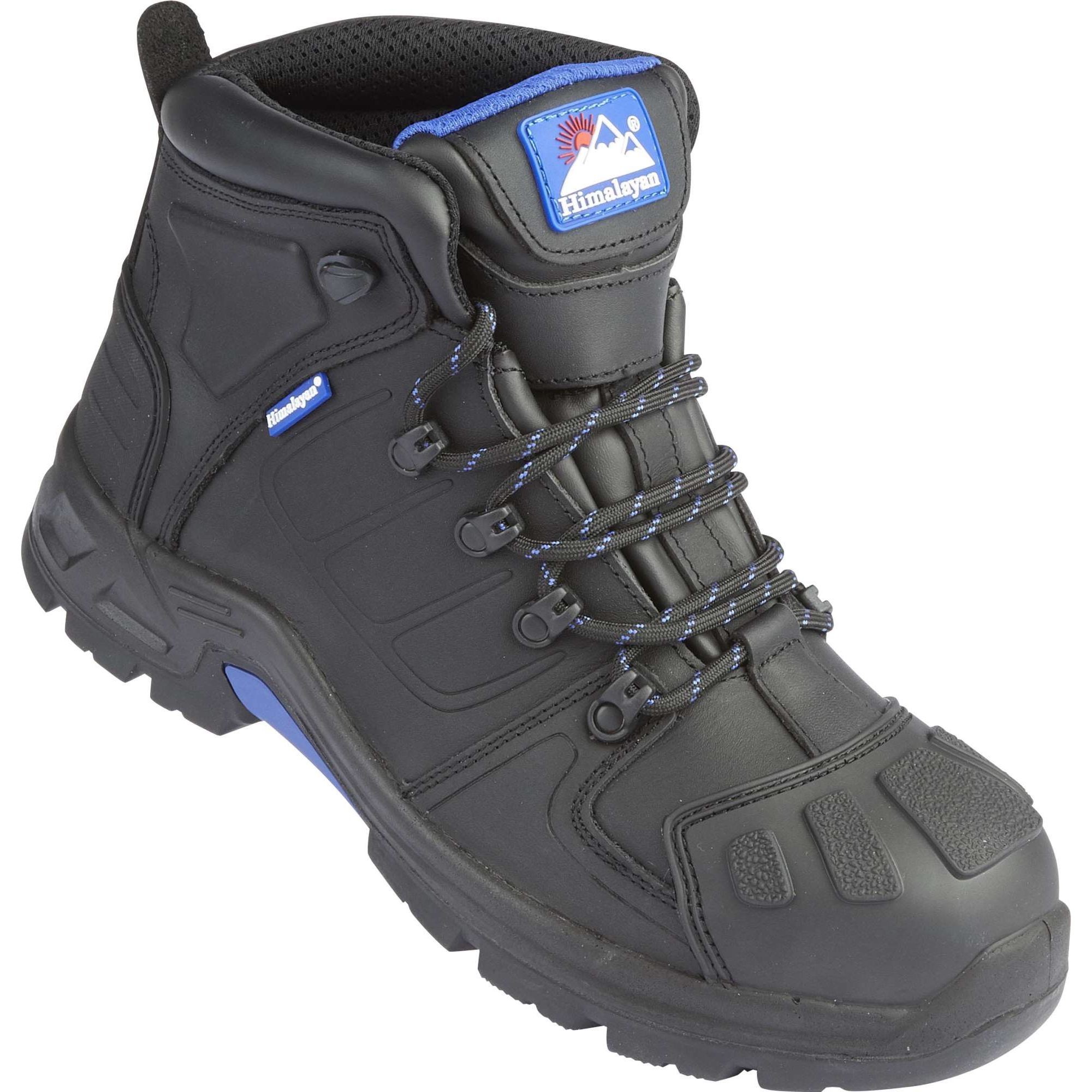 Himalayan Storm S3 Black Leather Waterproof Safety Boots (5209)