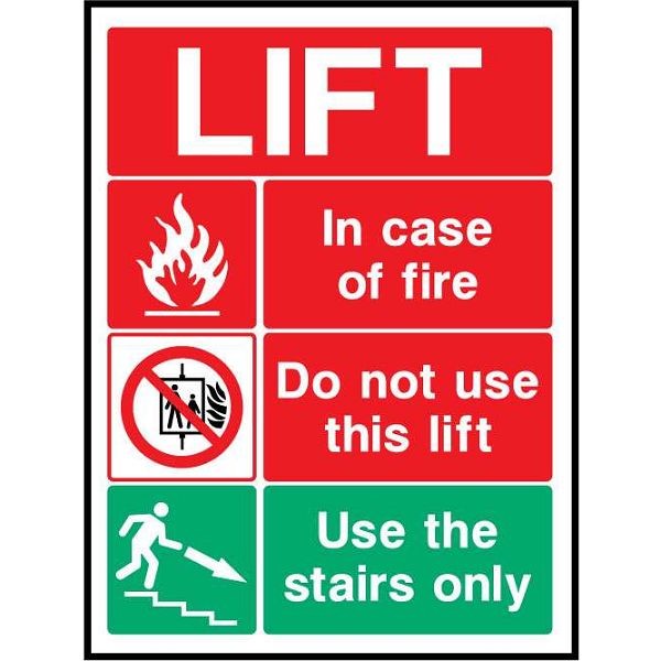Lift Saftey Signage (LIFT0024)