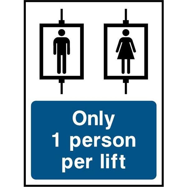 Lift Saftey Signage (LIFT0028)