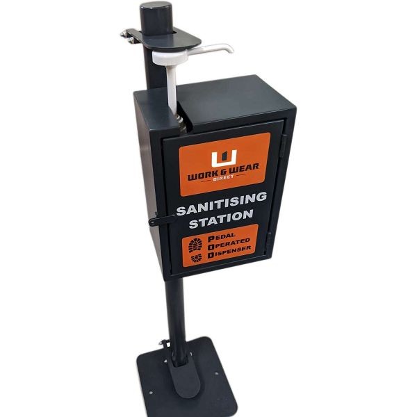 New P.O.D Plus™ (Pedal Operated Dispenser) w Lockbox (5ltr Sanitiser Included)