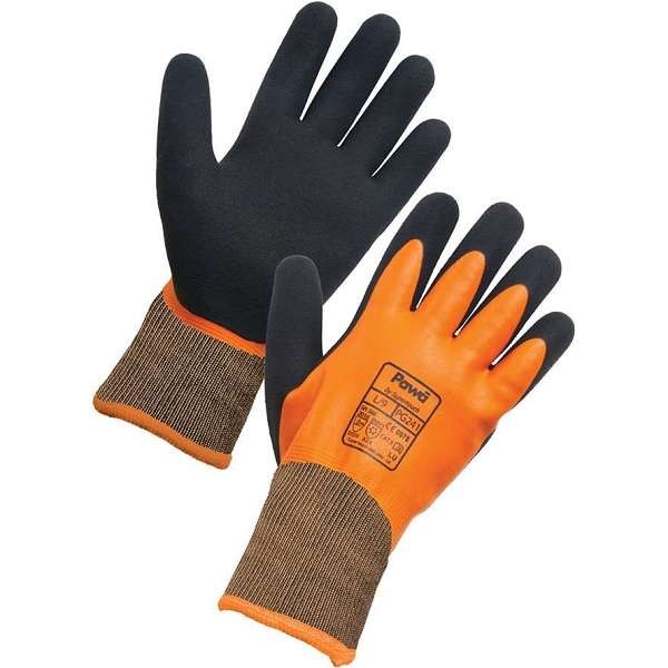 Orange Thermal PAWA Gloves (PG241)