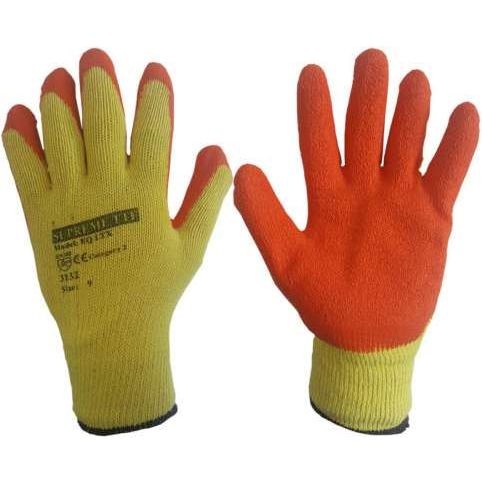 Orange/Yellow Grip Glove - 12 Pack