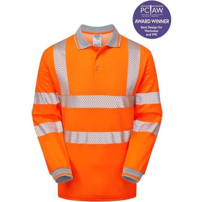 PULSAR LIFE Men's Environmentally Responsible Long Sleeve Polo Shirt (LFE904)