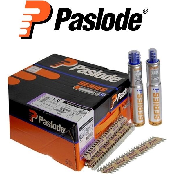 Paslode PPN 2500pk Genuine Twist Nails and 2 Gas Refills