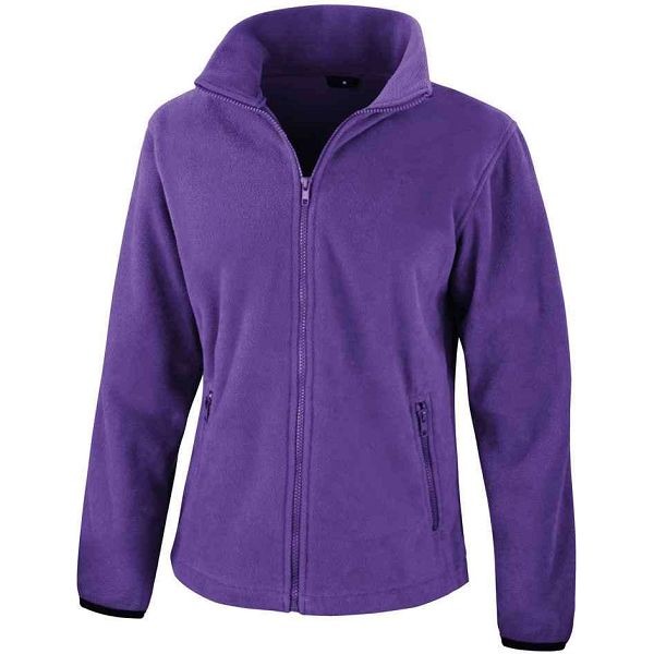 Result Core Ladies Fashion Fit Purple Outdoor Fleece - RS220F