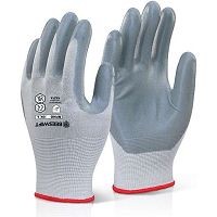 Beeswift Click Nitrile Foam Nylon Glove 12 Pack