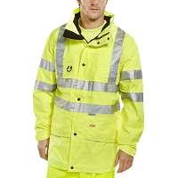 Carnoustie Hi Vis Yellow Waterproof Jacket