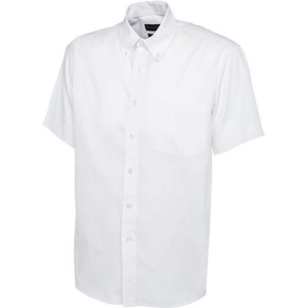 Men's Pinpoint Oxford Short Sleeve Shirt - UC702 | Work & Wear Direct