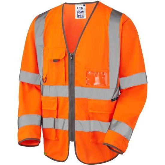 Wrafton ISO 20471 Class 3 Sleeved Superior Waistcoat Orange