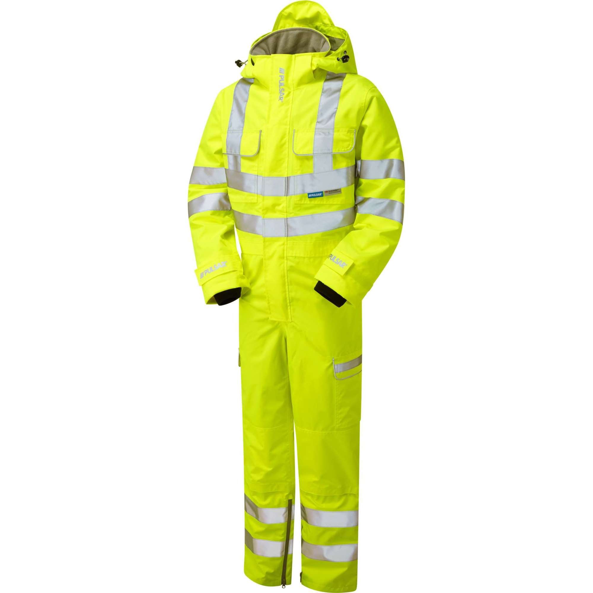 Pulsar Hi Vis Yellow Foul Weather Coverall (P522)