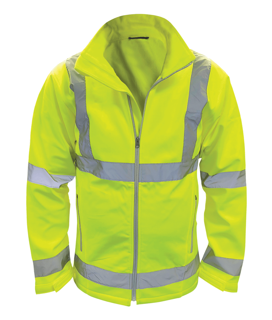 Hi Vis Marauder Yellow Softshell Jacket