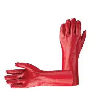 Rubber Gauntlet Gloves