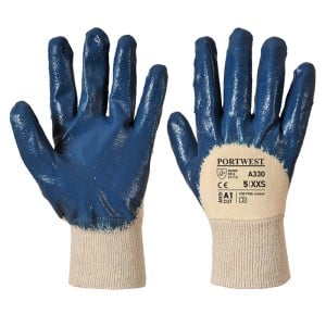 A330 - Nitrile Light Knitwrist (12 Pack)