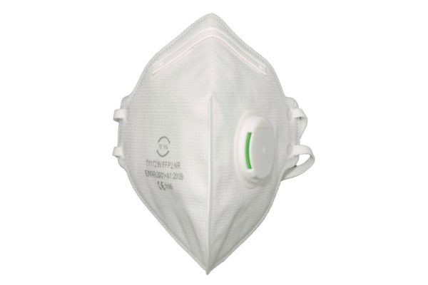 FFP2 FOLD FLAT MASKS VALVED BOX 10