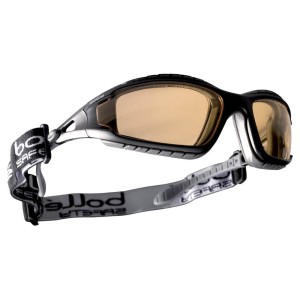 Bolle Tracker Platinum Amber Lens Safety Glasses