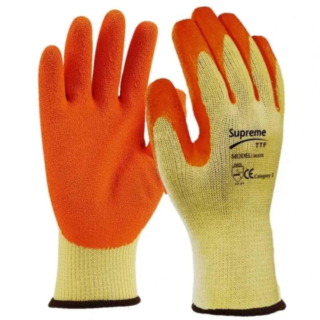 Orange/Yellow Grip Glove - 12 Pack