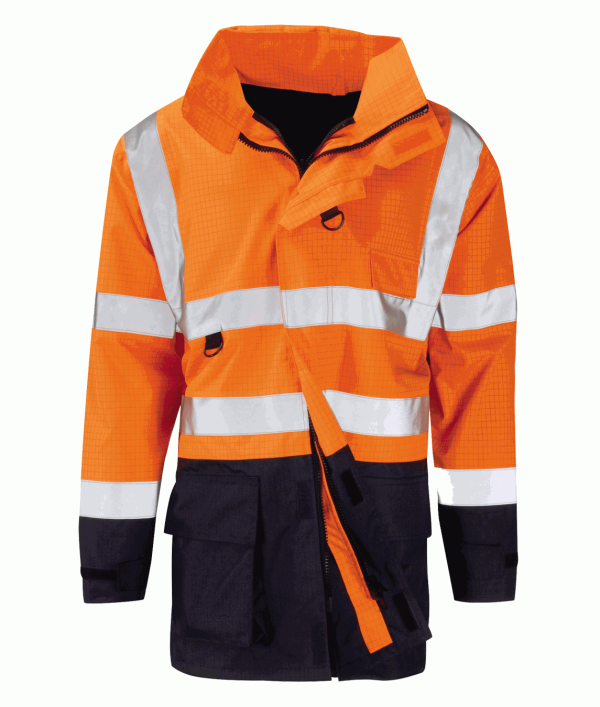 Hydra Flame Hi Vis Toba EN471 FR Anti Static 2 Tone Jacket