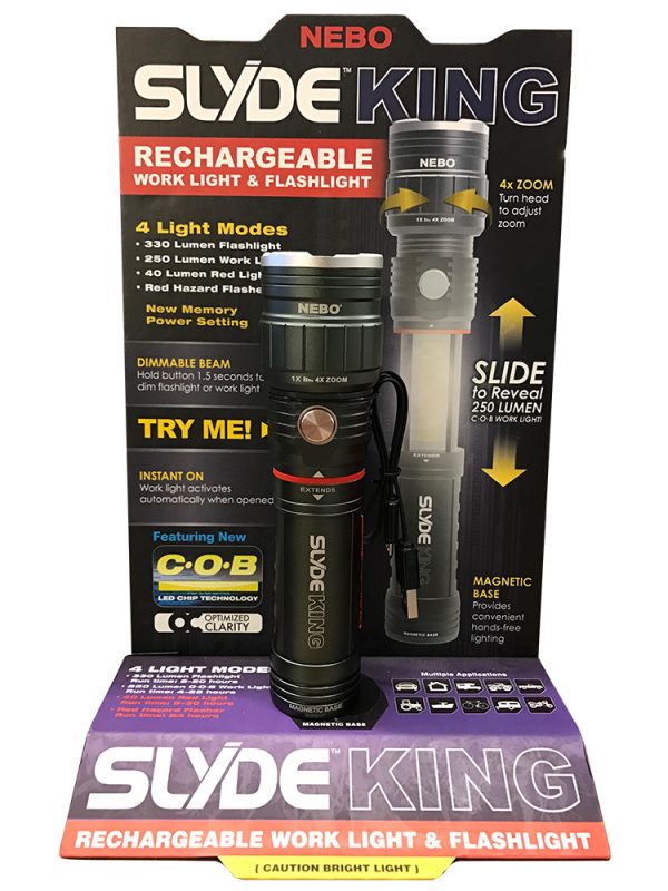Nebo Slyde King High-Power Rechargeable Flashlight