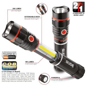 Nebo Slyde+ 2 in 1 High Power Flashlight