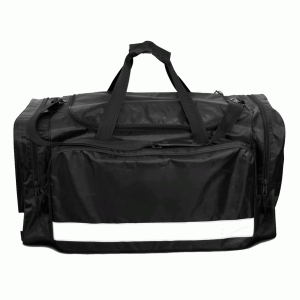 Large Black Holdall With Reflective Tape