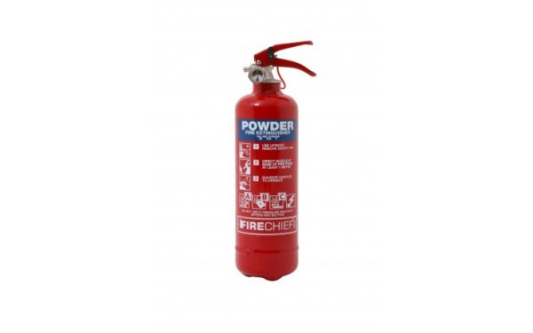 Firechief 1kg ABC Powder Fire Extinguisher c/w Wire Bracket (FMP1)