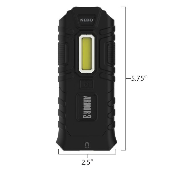 NEBO ARMOR 3 TOUGH IMPACT COB LED 360 Lumens - Image 3