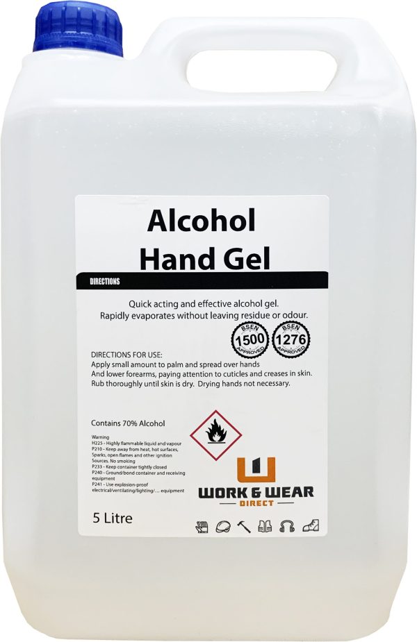 5ltr Hand Sanitiser Gel (70%)