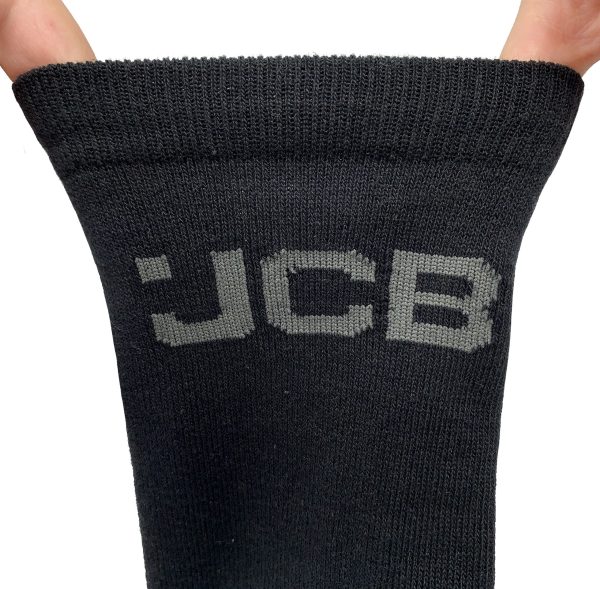 JCB Everyday Work Socks - Black/Grey (3 Pack) - Image 4