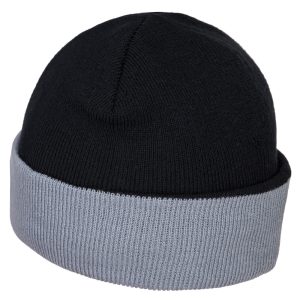 Black/Grey Two Tone LED Rechargeable Beanie - B034
