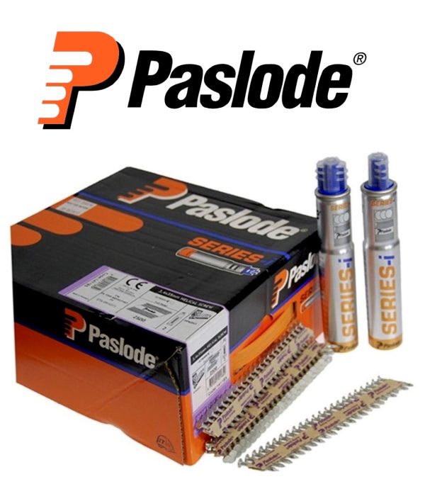 Paslode PPN 2500pk Genuine Twist Nails and 2 Gas Refills