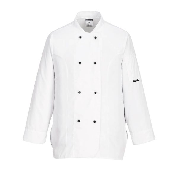 Rachel Women's Chefs Jacket L/S C837 - Image 4