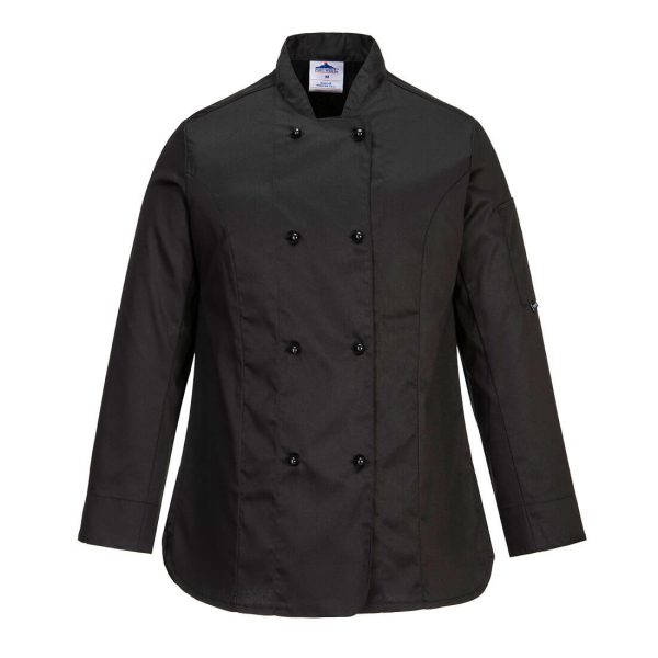 Rachel Women's Chefs Jacket L/S C837 - Image 3