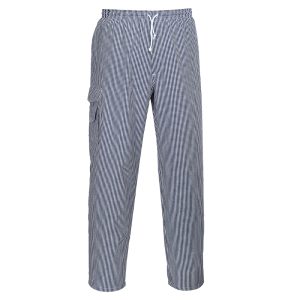 Cross-OvChester Chefs Trousers C078 Blue Check