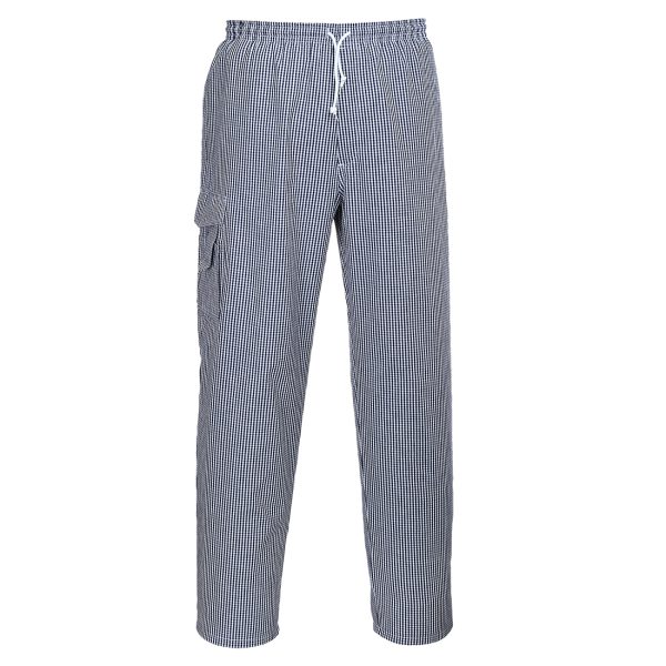 Cross-OvChester Chefs Trousers C078 Blue Check